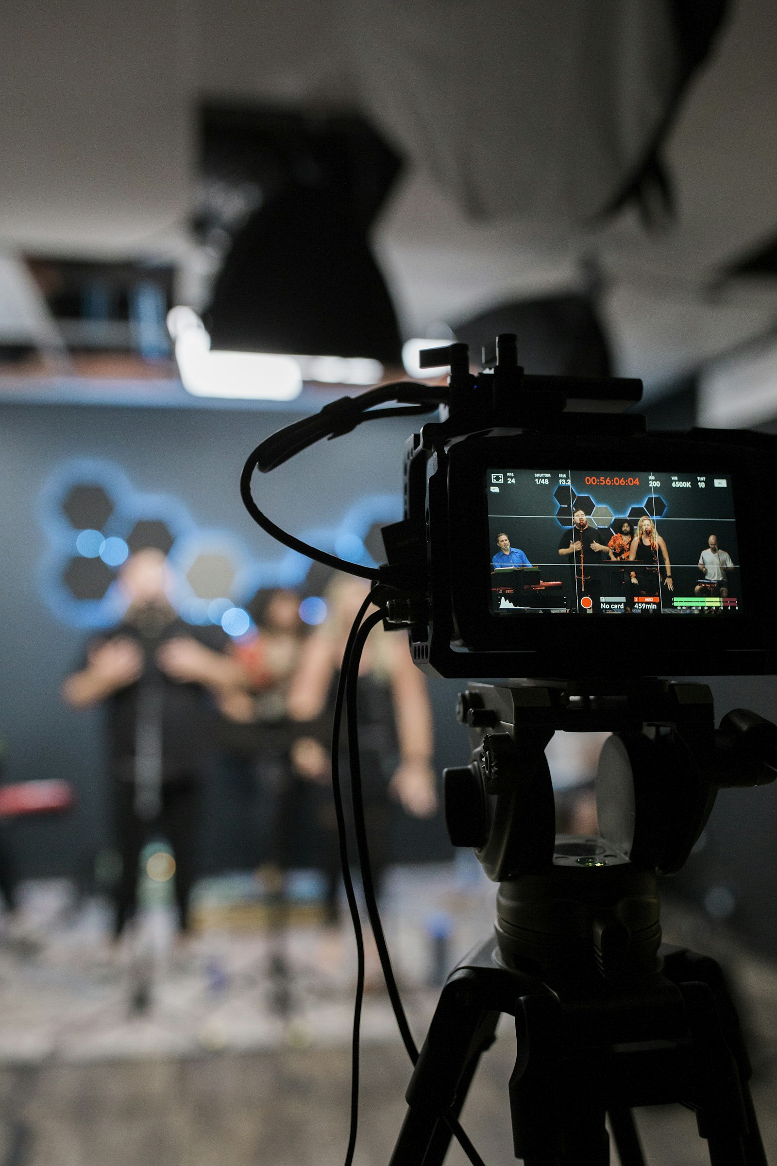 Régie vidéo avec caméras en direct